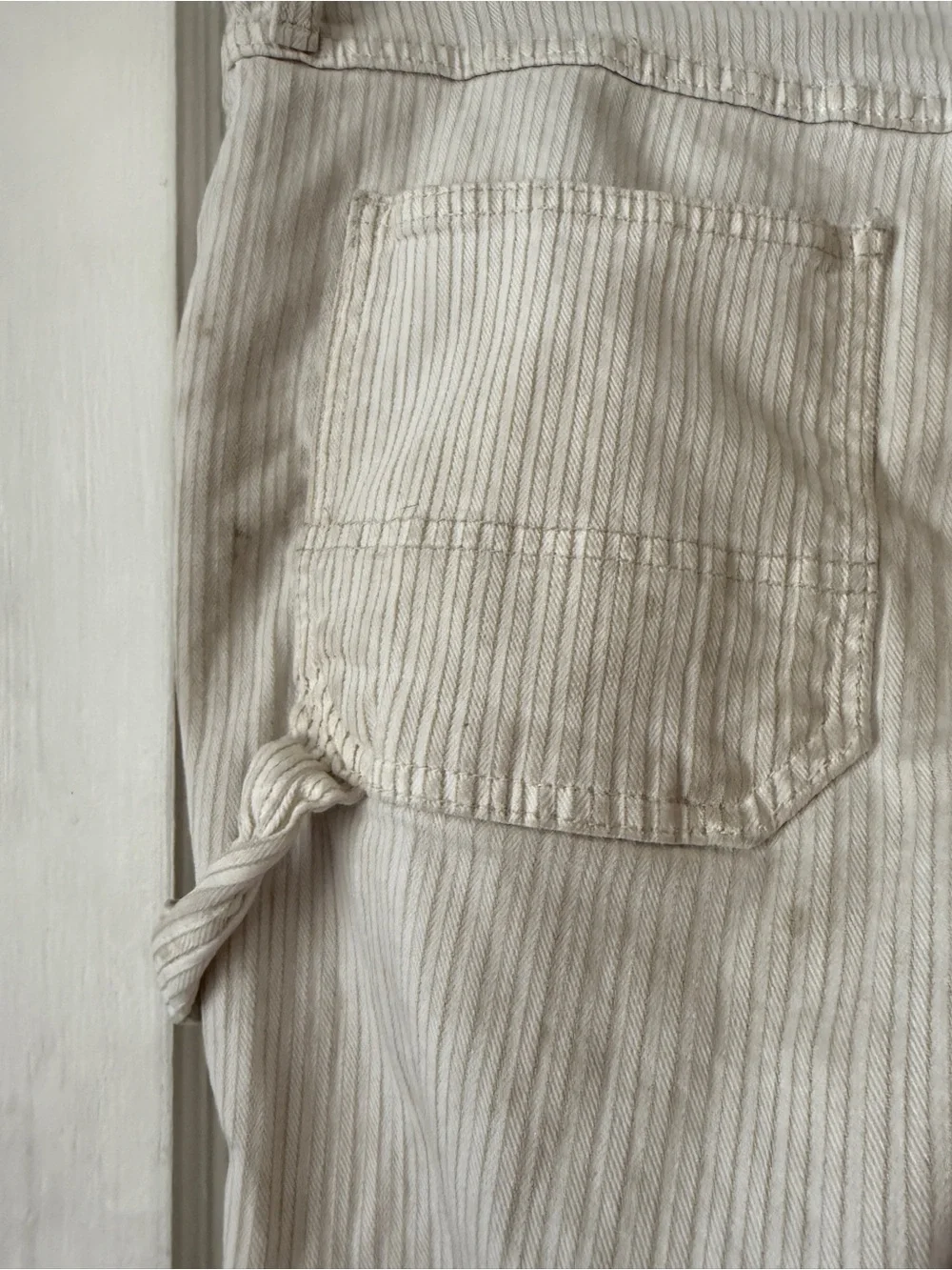 Men's Work Pants in Light Beige Old Navy size 32 x 30 ‘90s straight built flex